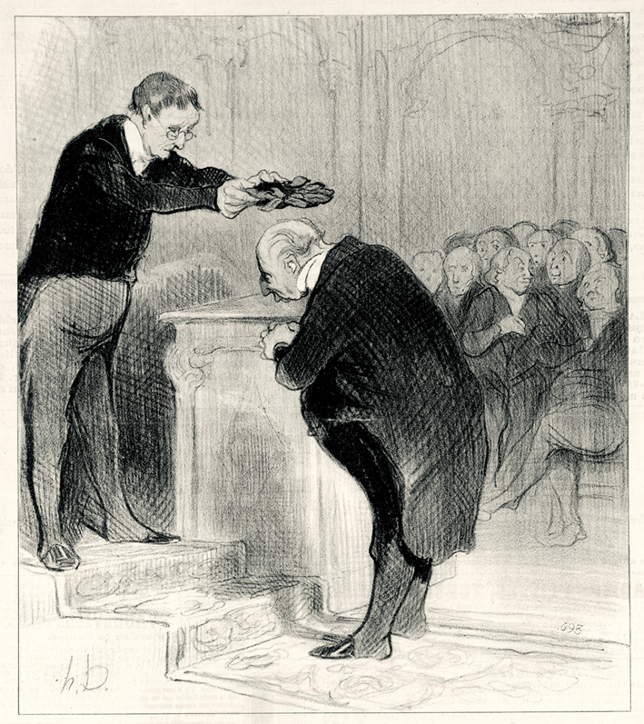  奥诺雷·杜米埃 Honore Daumier ——授冠